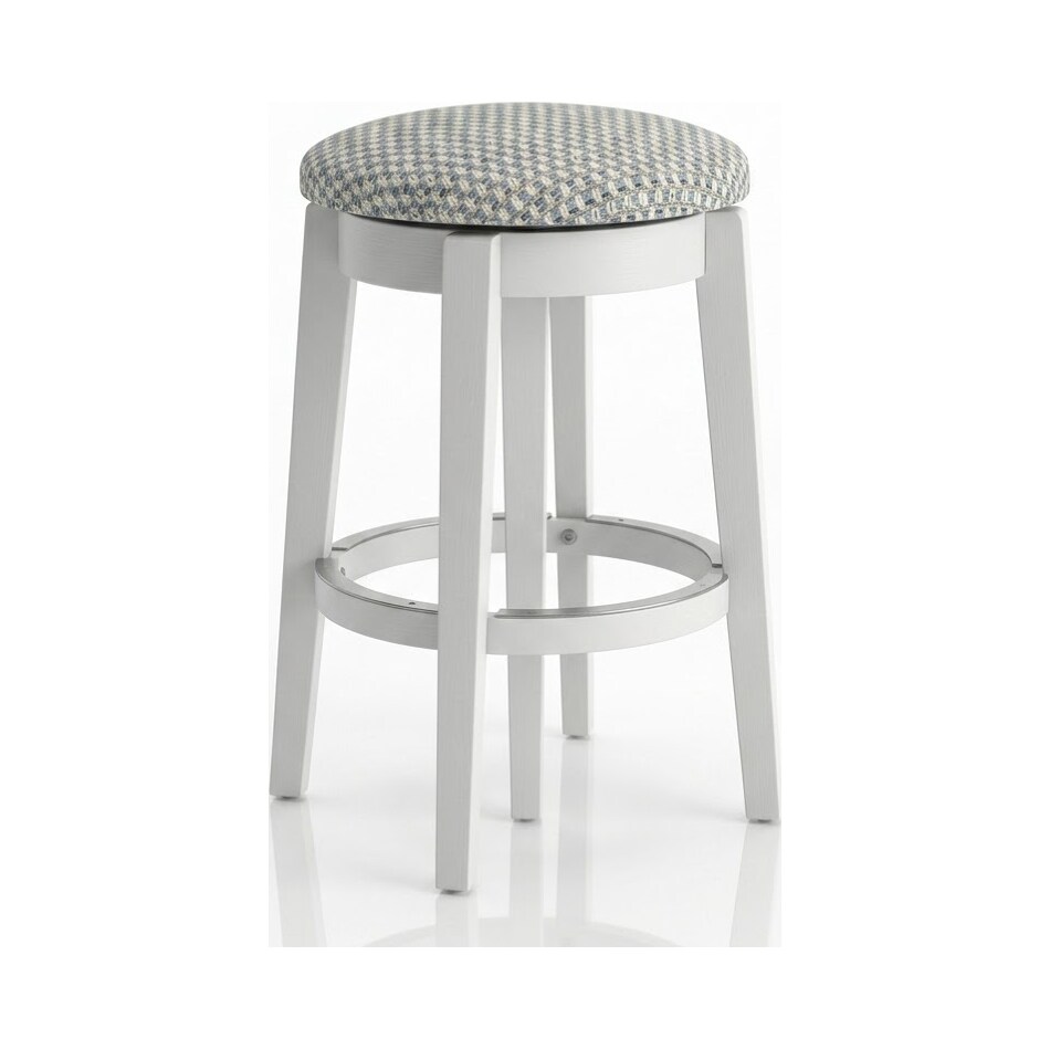 loire dove white counter chair   