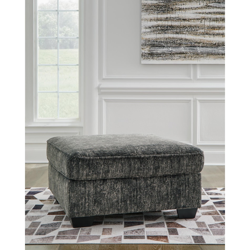 lonoke gunmetal cocktail ottoman   