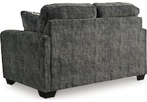 lonoke gunmetal loveseat   