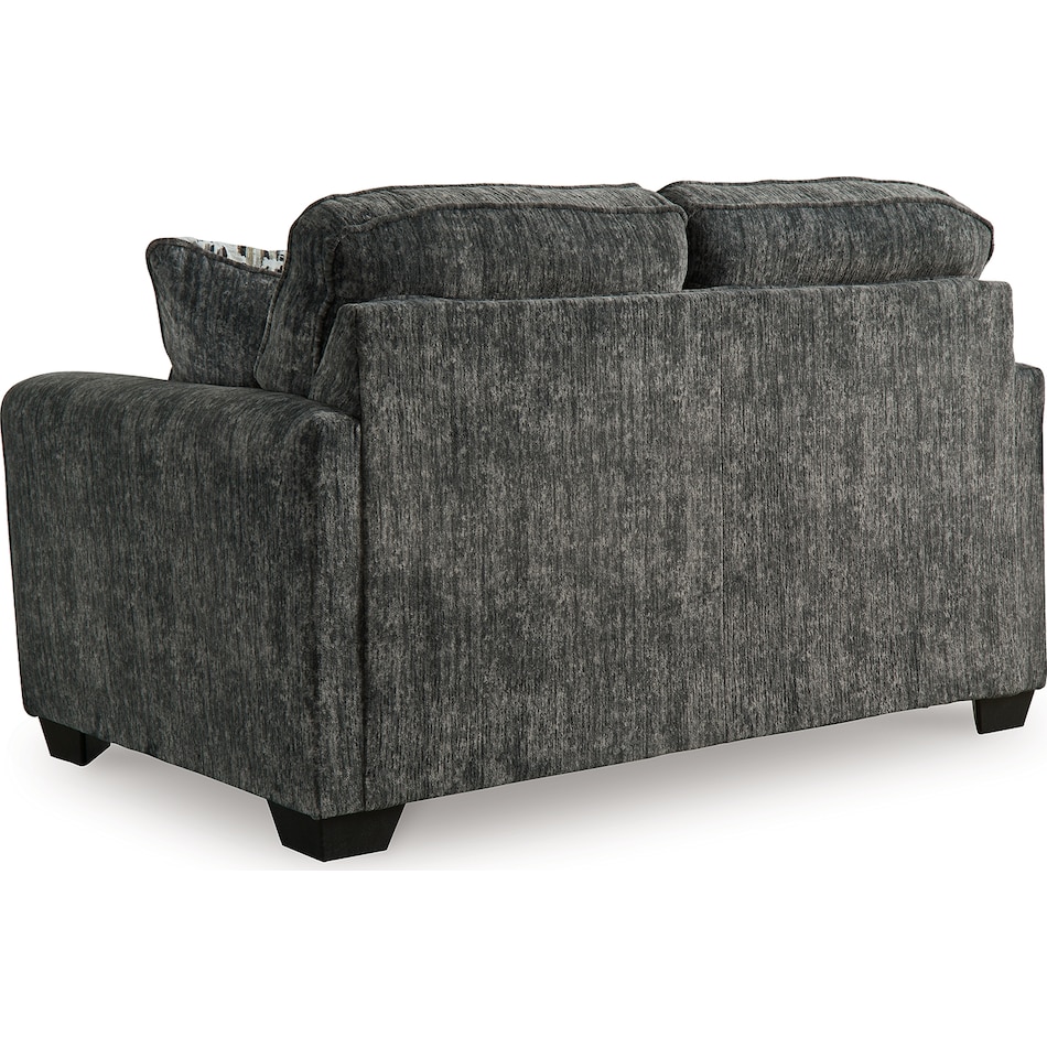 lonoke gunmetal loveseat   