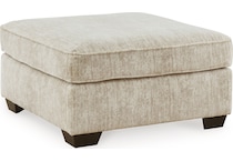 lonoke parchment cocktail ottoman   