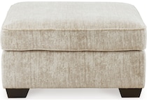 lonoke parchment cocktail ottoman   