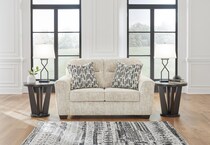 lonoke parchment loveseat   