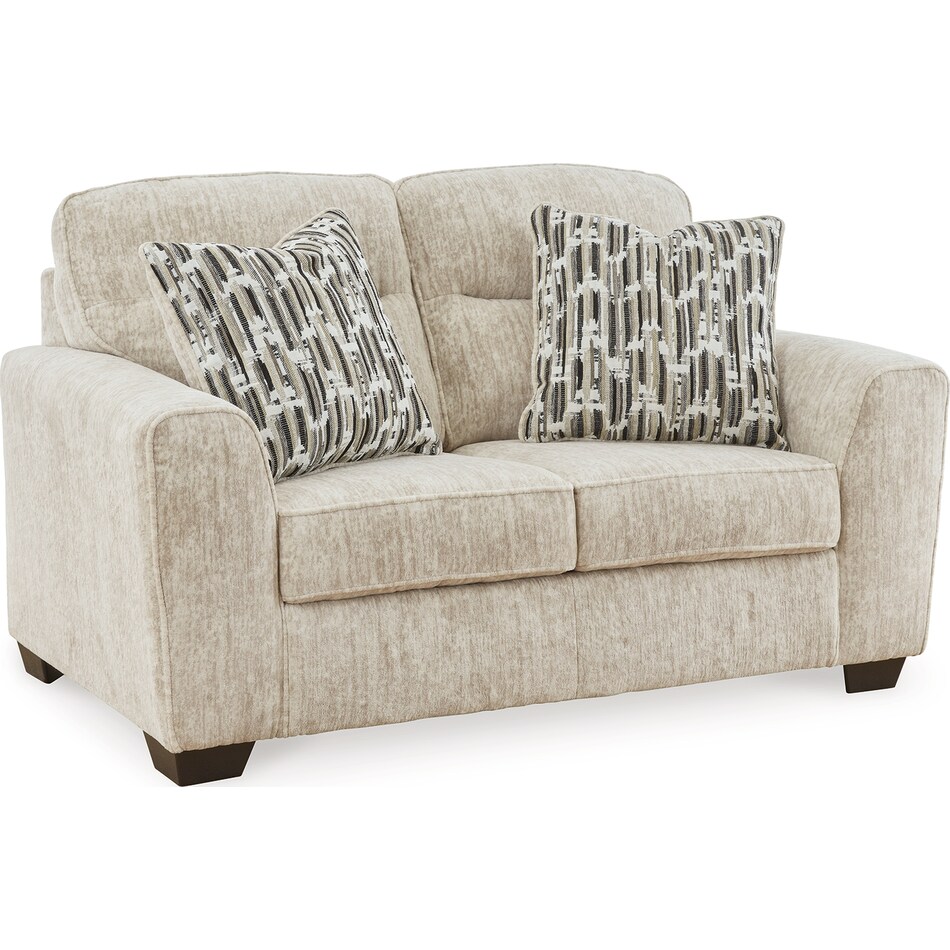 lonoke parchment loveseat   