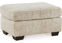 lonoke parchment ottoman   