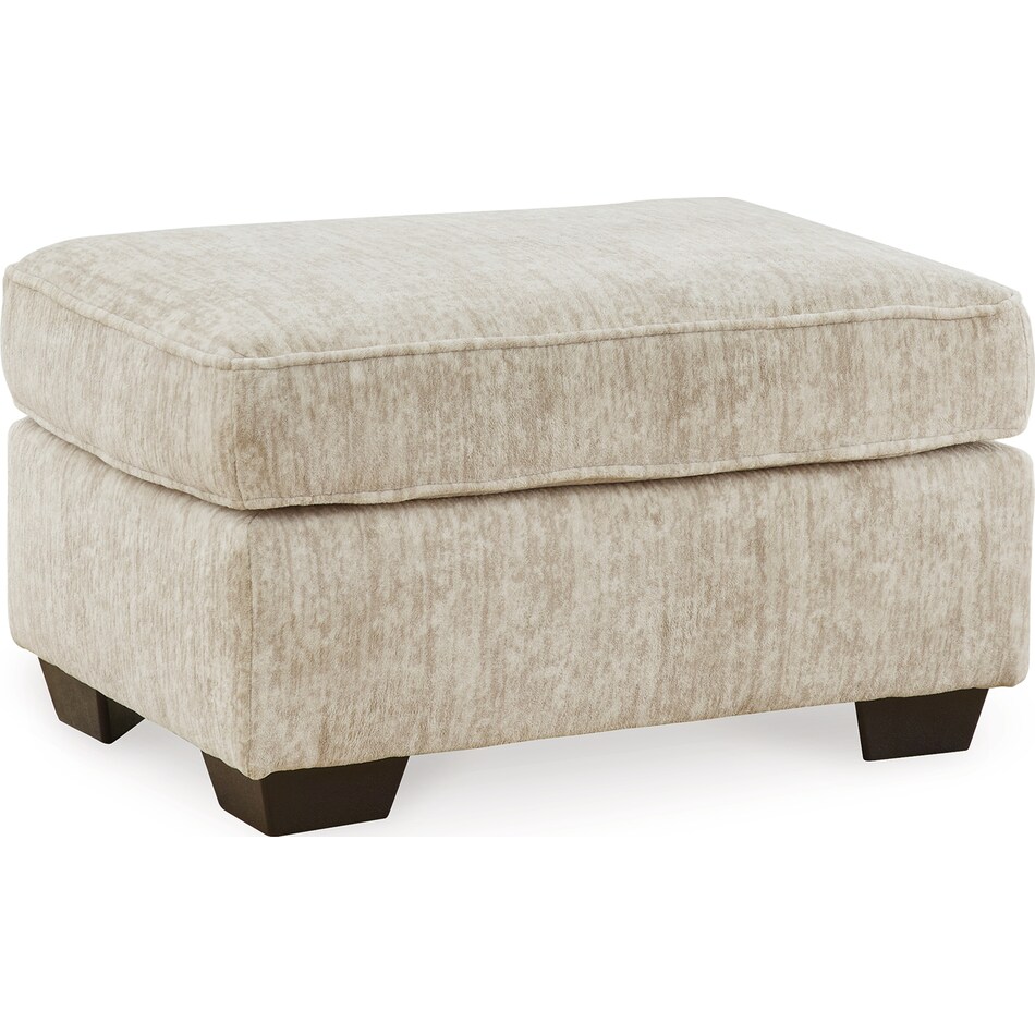 lonoke parchment ottoman   