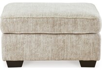 lonoke parchment ottoman   