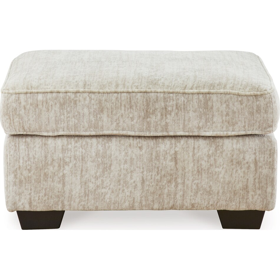 lonoke parchment ottoman   