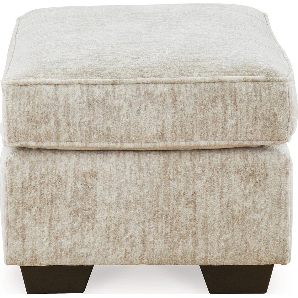 lonoke parchment ottoman   