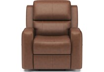 lorain motion sofa group brown power leather recliner   