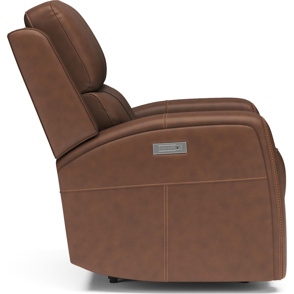 lorain motion sofa group brown power leather recliner   