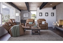 lorain motion sofa group brown power leather recliner   