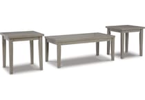 loratti gray  pack tables   