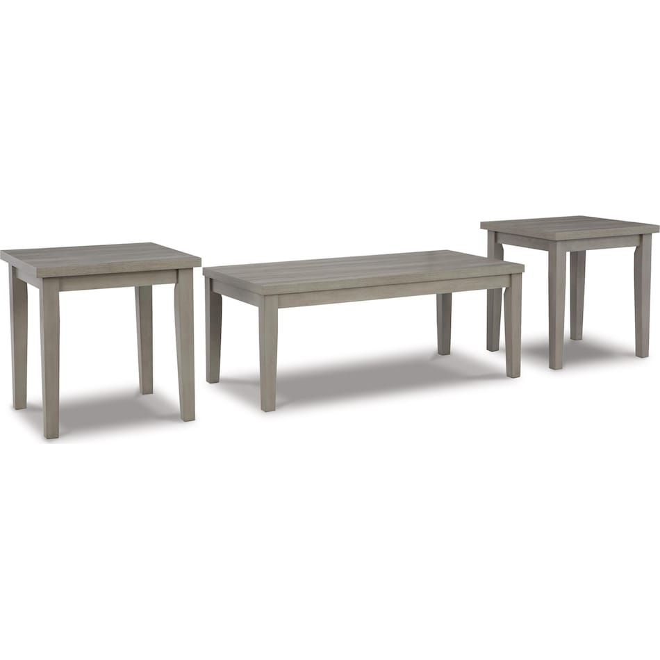 loratti gray  pack tables   