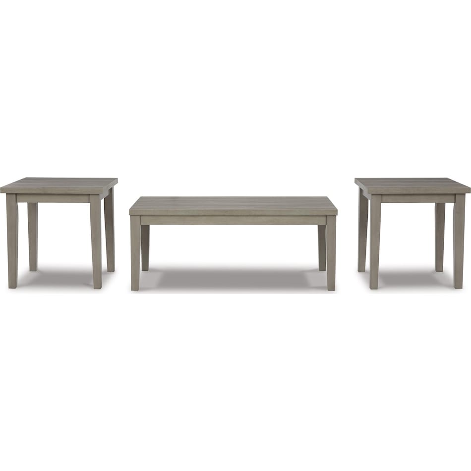 loratti gray  pack tables   