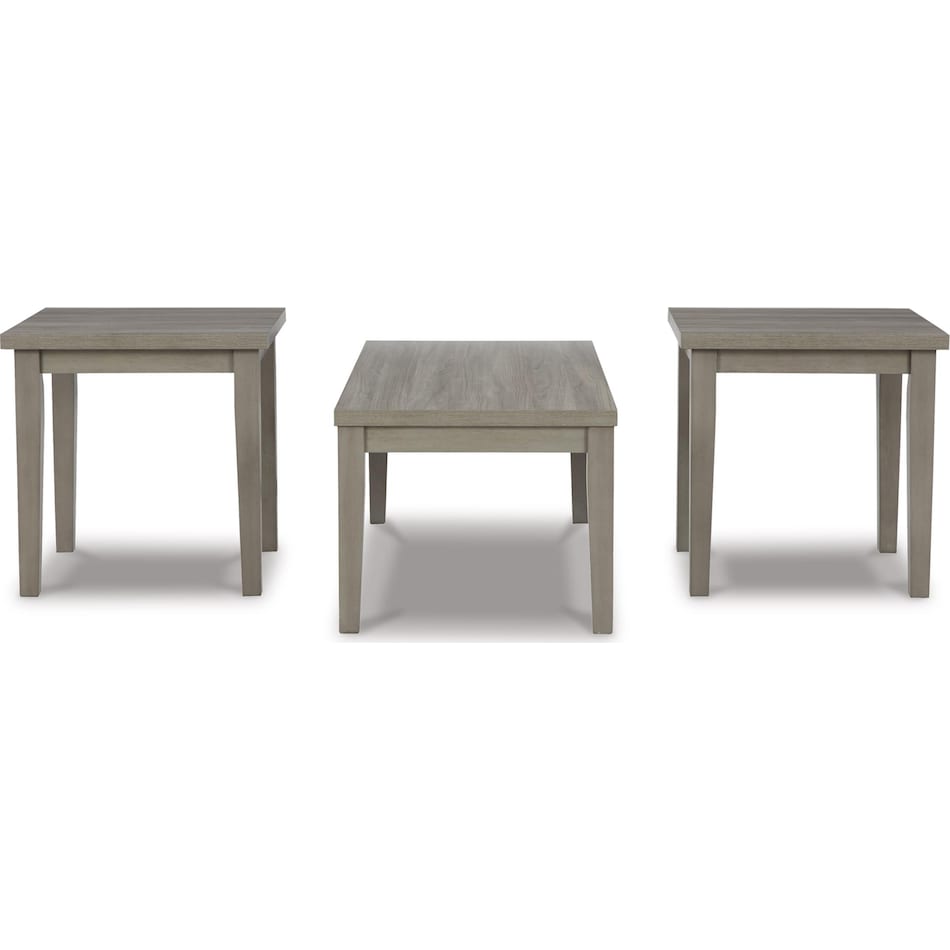 loratti gray  pack tables   