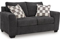 loreo ebony loveseat   