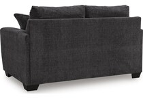 loreo ebony loveseat   