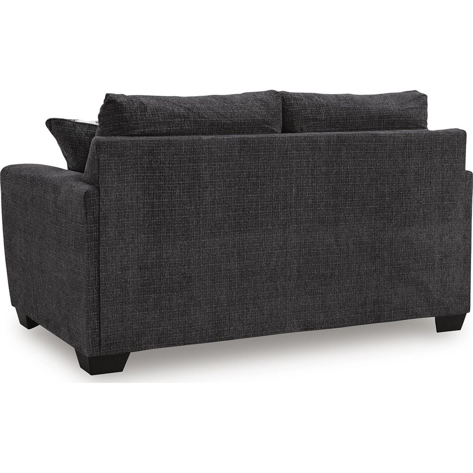 loreo ebony loveseat   