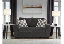 loreo ebony loveseat   