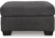 loreo ebony ottoman   