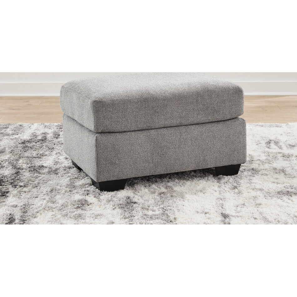 loreo flint ottoman   