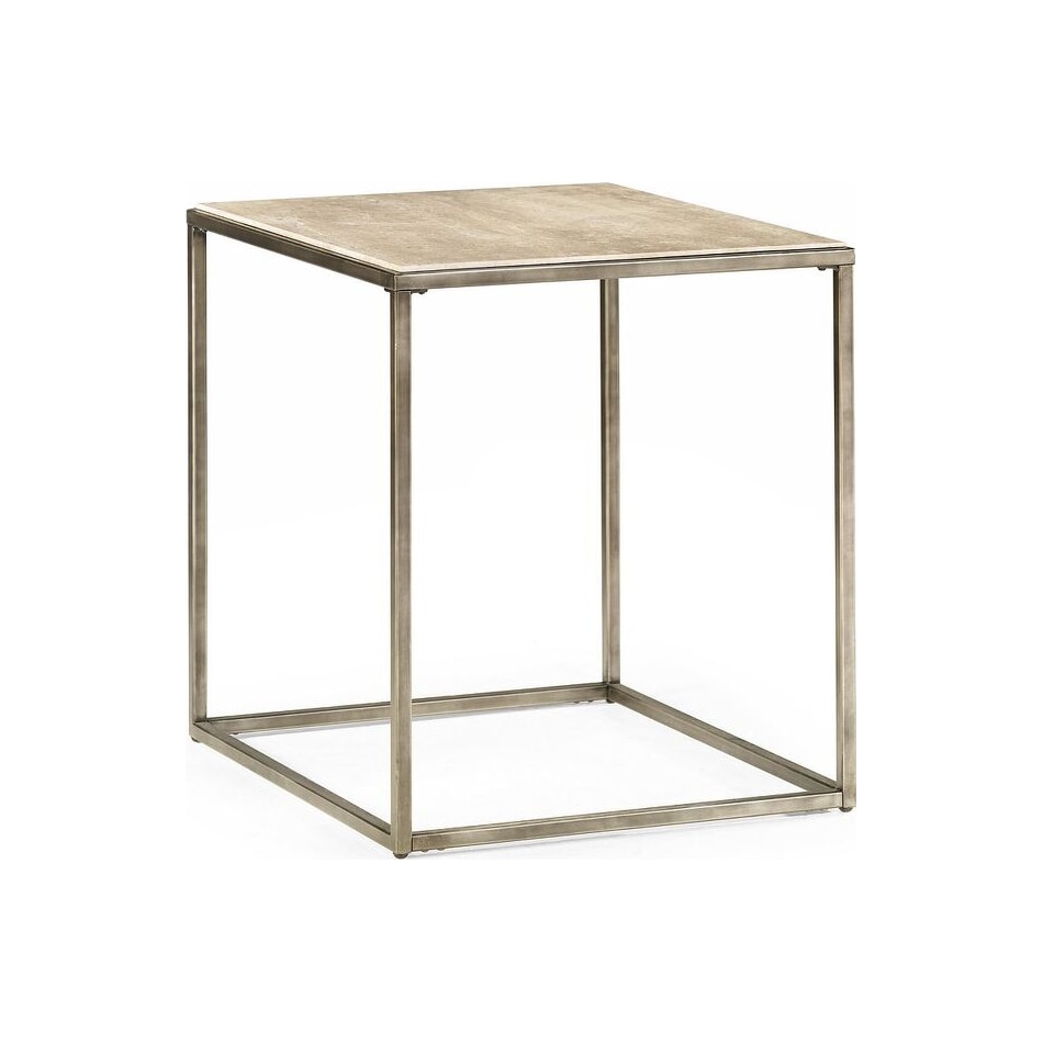 loretto beige end table   