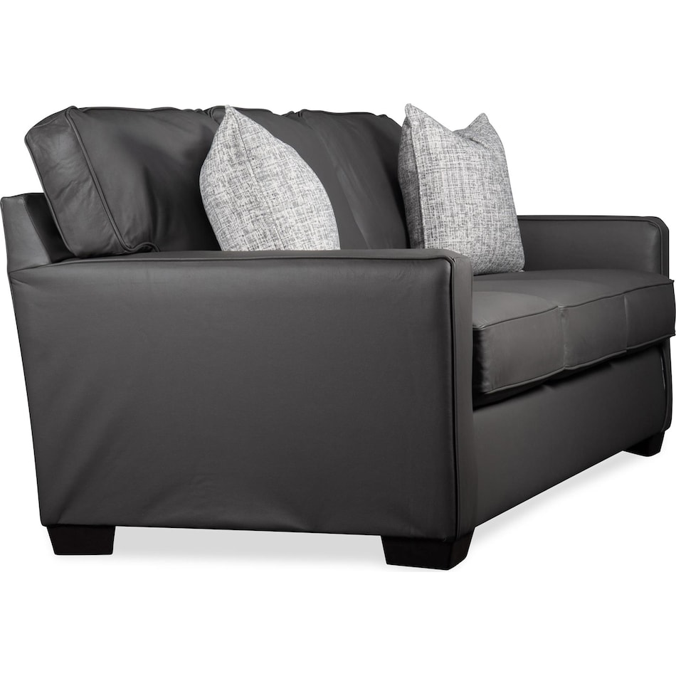 lori leather sofa   