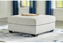 lowder  stone accent ottoman   
