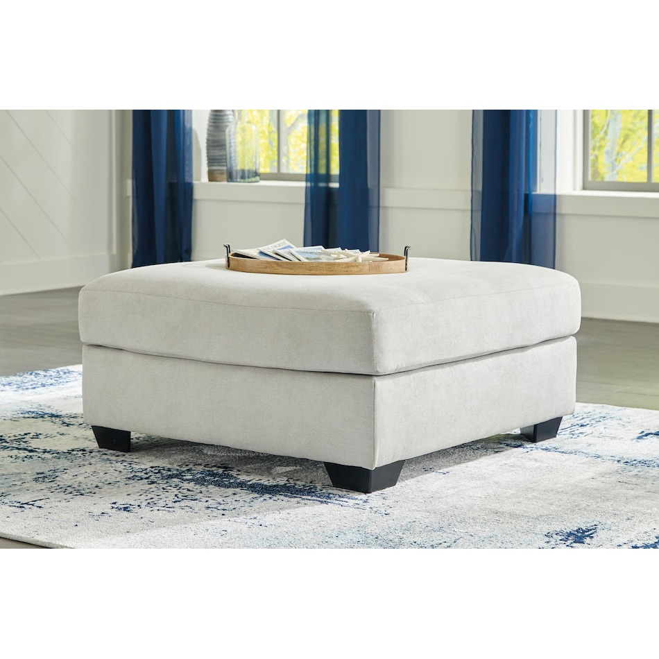 lowder  stone accent ottoman   