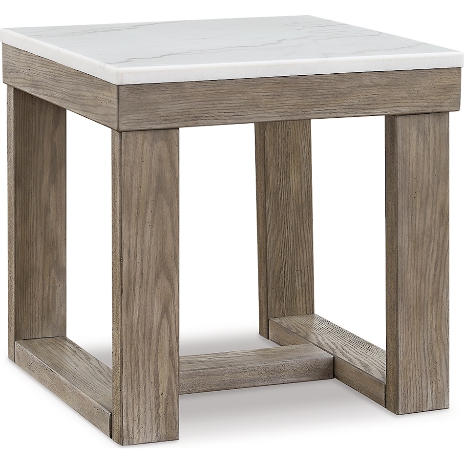 loyaska brown ivory end table   