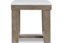 loyaska brown ivory end table   