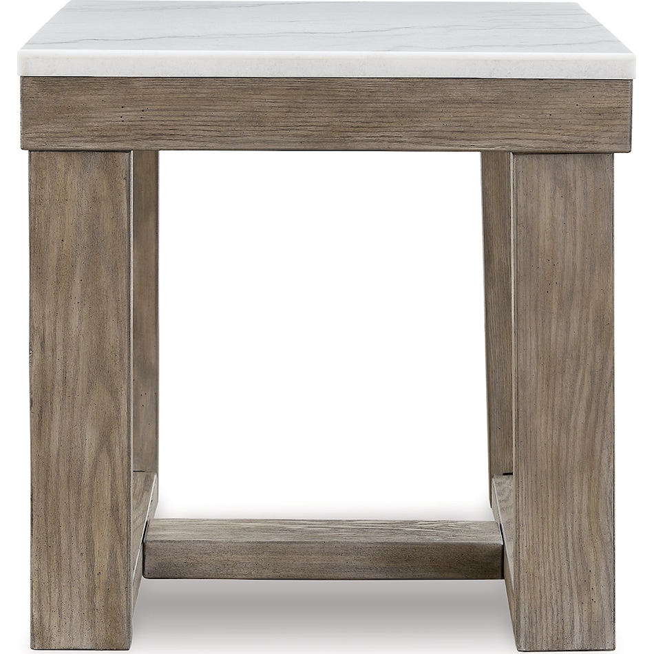 loyaska brown ivory end table   
