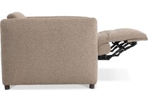 luc brown power recliner   