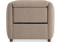 luc brown power recliner   