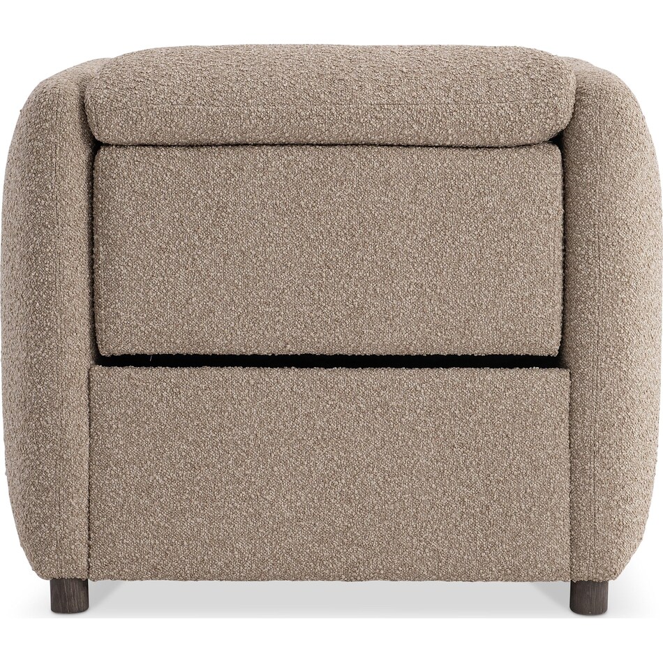 luc brown power recliner   