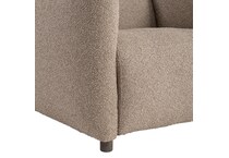 luc brown power recliner   