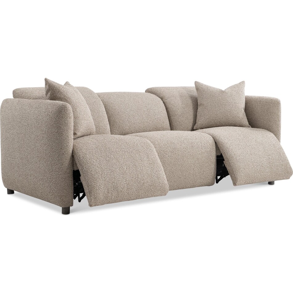 luc brown power reclining sofa   