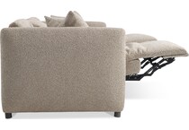 luc brown power reclining sofa   