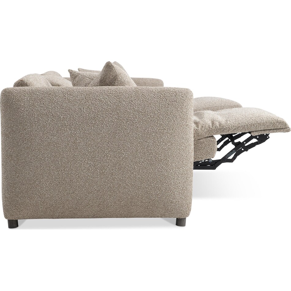 luc brown power reclining sofa   