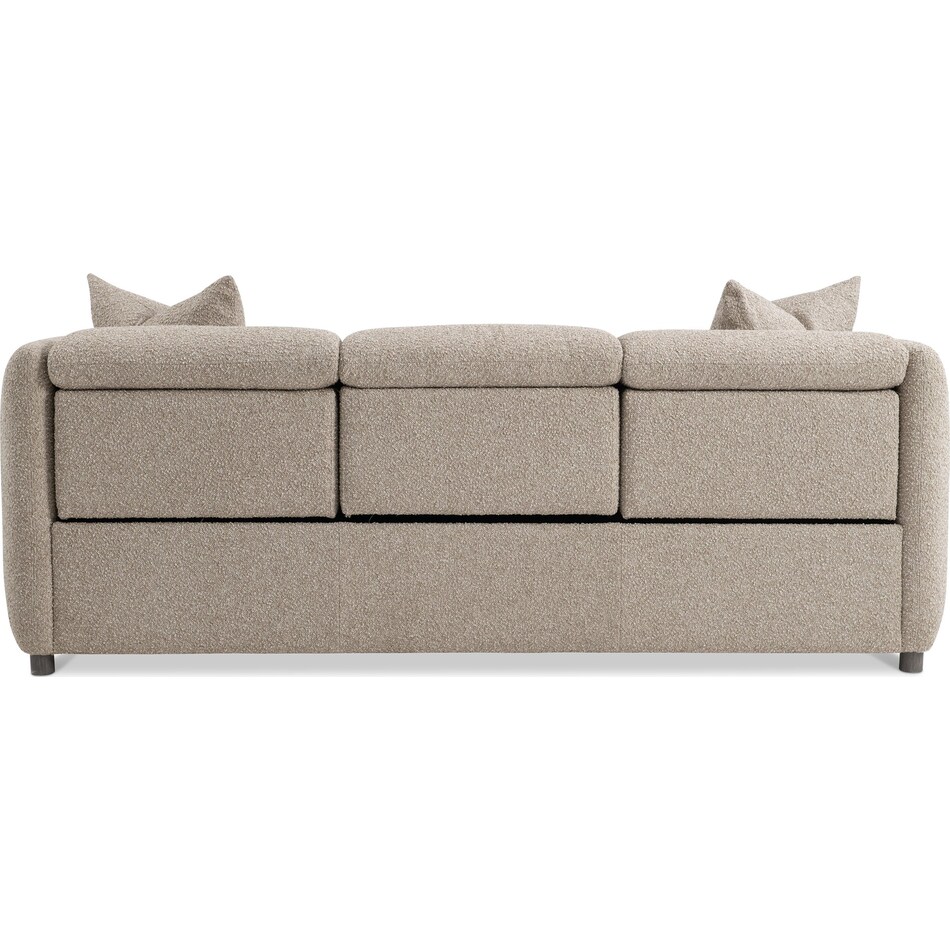 luc brown power reclining sofa   