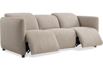 luc brown power reclining sofa   