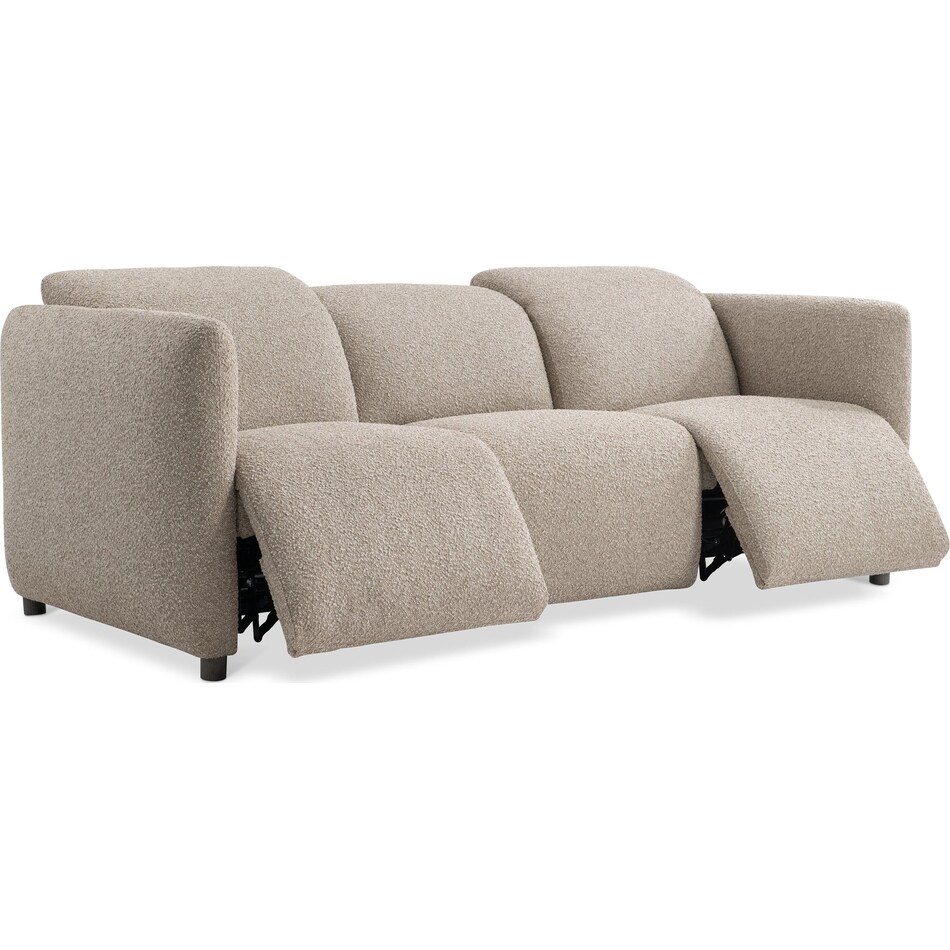 luc brown power reclining sofa   