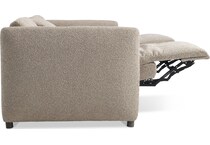 luc brown power reclining sofa   