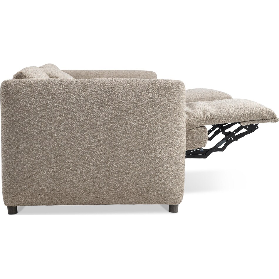 luc brown power reclining sofa   
