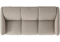 luc brown power reclining sofa   
