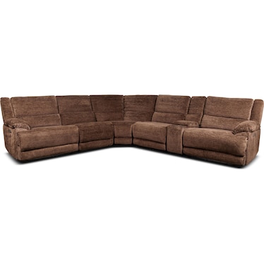 LUCY 6-PC POWER RECLINING SECTIONAL