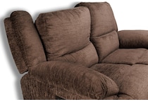 lucy brown power reclining loveseat   