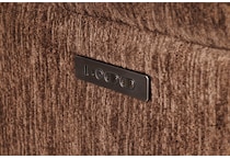 lucy brown power reclining sofa   