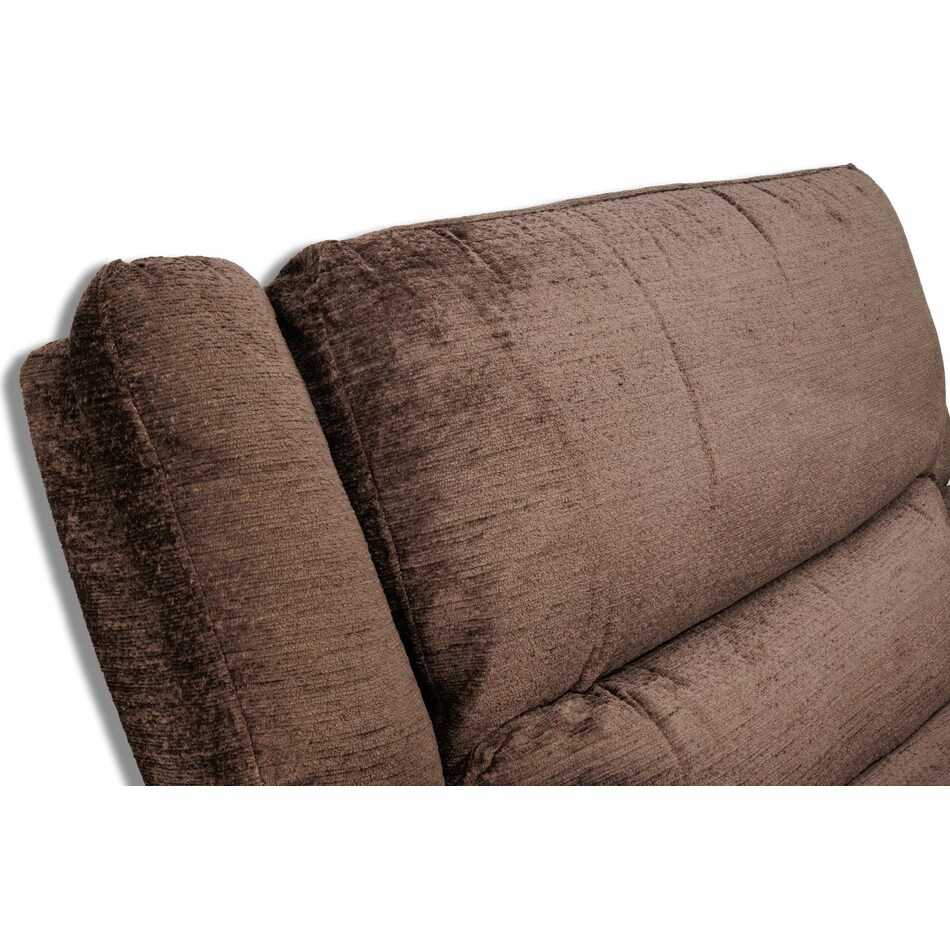 lucy brown power reclining sofa   